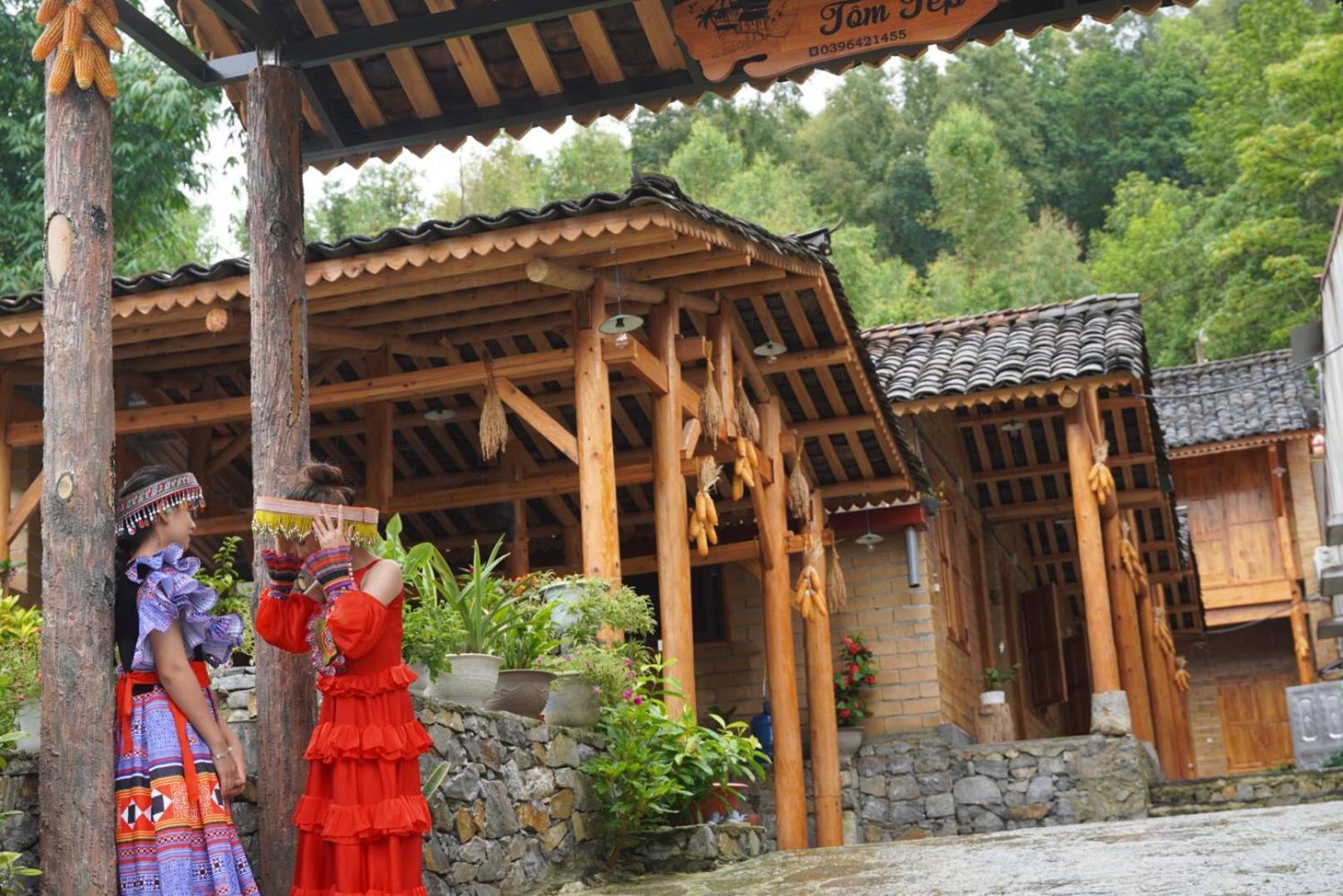 Tom Tep Homestay Ha Giang Kültér fotó